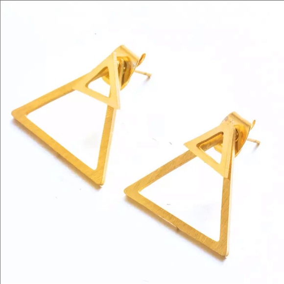 • Peyton • Geometric Earring Jackets - Picture 3 of 4